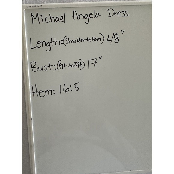 Vintage 1990s Michael Angela Collections White Maxi Dress Size 4 - Picture 8 of 8